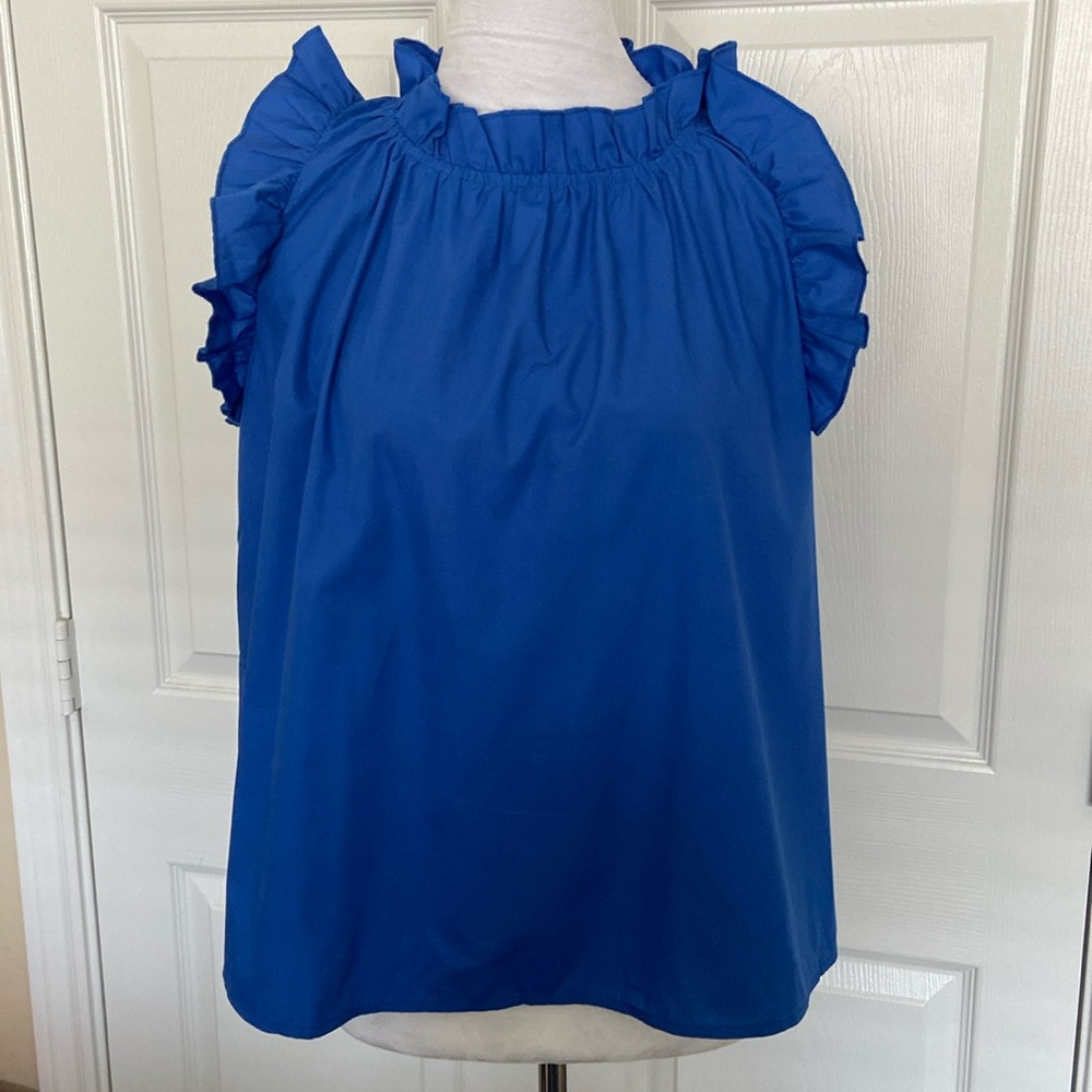 SHEIN Ladies sleeveless Blouse size M Blue